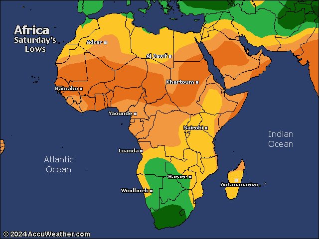Africa Low Tempreture Overview